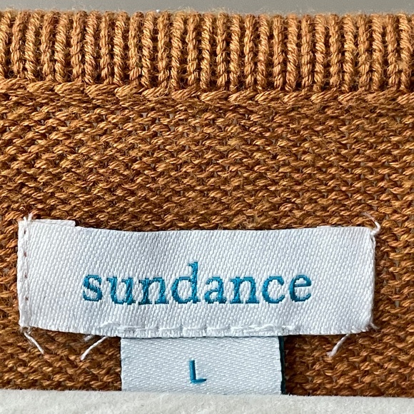 Sundance Supima and Wool Sweater, Large, Spice - Picture 6 of 7